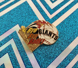 Vintage SF Giants Baseball Lapel Pin Lot Of 5 Pro Specialties & Peter David