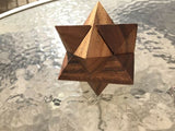 Rain Tree Puzzles Game Wooden Geometric Cluster Puzzle