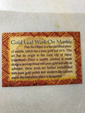 22k Gold Leaf Work On Marble Framed Matted Pictures Set Royal City Jaipur India