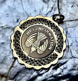 12k Gold Filled My Confirmation REA Disc Charm Pendant Weighs 2.25g