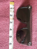 Authentic QUAY Designer Signed Transparent Grey Straight Frame Sunglasses