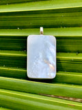 Vintage Mother of Pearl Sterling Silver 925 Signed Indonesia “A” Charm Pendant