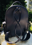Authentic Signed Buscemi Black Pebble Leather Backpack Great Condition