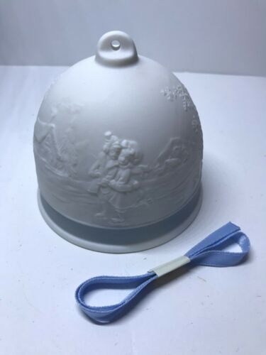 Lladro Fine Porcelain Bell Made In Spain - Winter Theme