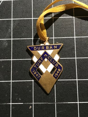 Durban Turf Club 1947-1948 Badge
