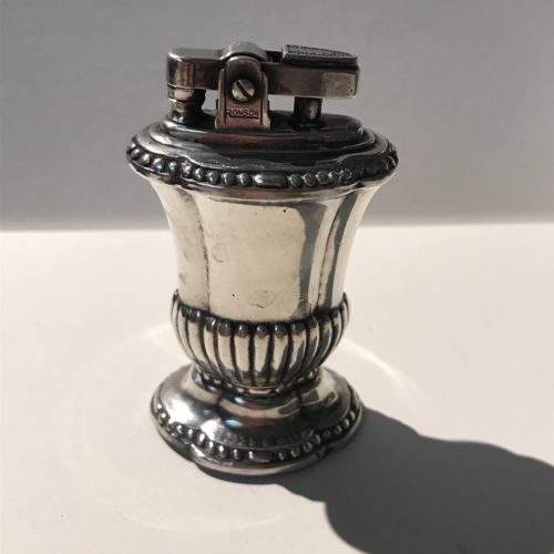 Ronson “Mayfair” Silver Table Lighter