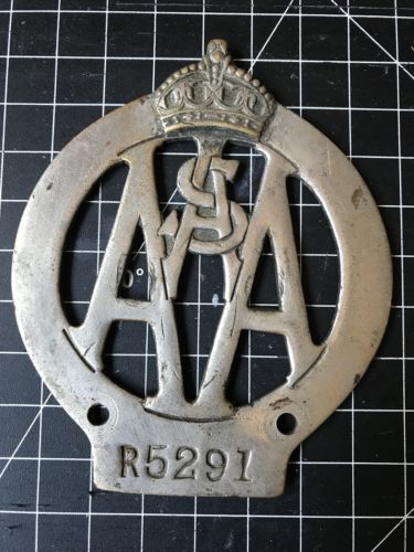 Automobile Association South Australia #R5291 Car Badge