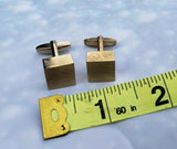 Vintage Sara Coventry Goldtone Cubic Cufflinks