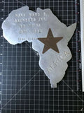 Rare Large Metal Plaque Africa JNR. 80 Trips Tema-Ghana 1971-1984