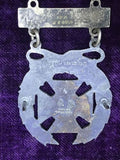Grenade Military Marksmen Iron Cross Badge Pin 1/20 Silver - New York