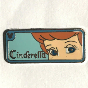 DISNEY WDW 2007 HIDDEN MICKEY SERIES 2 REAR VIEW MIRROR SERIES CINDERELLA PIN