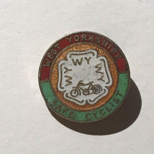 West Yorkshire Safe Cyclist Pin Badge