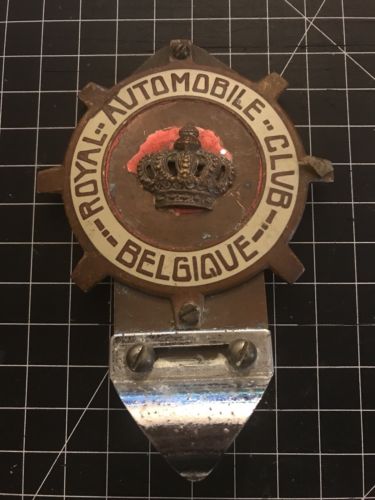 Royal Automobile Club Belgique Car Badge