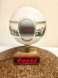 Vintage Adolph Coors Company Golden Colorado Motion Scroll Globe Bar Light