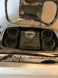 Race Car Liquor Set - Decanter And 4 Shotglasses