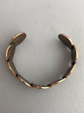 Vintage 1960’s-1980’s Handmade United States 1 Cent Penny Cuff Bracelet