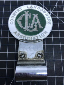 Country Landowners Association Car Badge