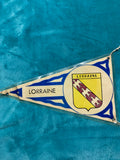 Vintage Domremy la Pucelle Collectible Pennant Flag