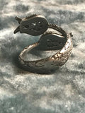 Rare Vintage designer yy sterling silver tulip ring