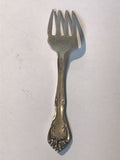 Vintage Sterling Silver Chateau Rose 4” Fork