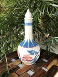 Elizabeth Arden Vintage Blue Grass Bud Vase Made In Japan
