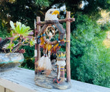 Collections Etc. Eagle Bird Feathers Dream Catcher SW Figurine Art Sculpture Dec