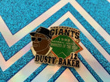 SF Giants Vintage Lapel Pin Lot Of 7 Pro Specialties & Peter David 1994-2001