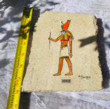 Signed R. Prosser Horus Egyptian God Samuel’s Gallery Stone Wall Art Decor