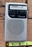 Vondior AM / FM Battery Operated Portable Pocket Radio In Box
