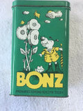 BONZ (1988) Purina "Promotes Healthy Teeth All Season Long" Metal Tin Container