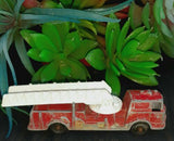 3 Vintage Tootsietoy La France Metal Fire Trucks Lot Of 3 Made In The USA