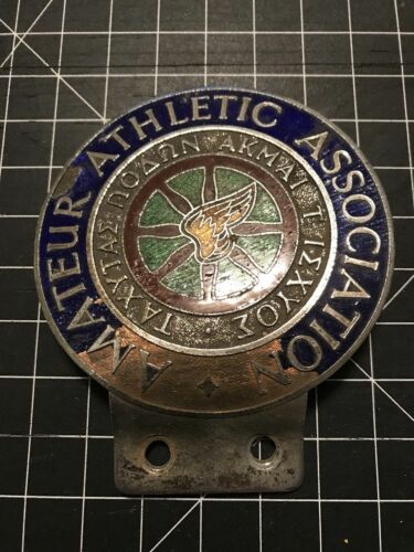 Amateur Athletic Association Car Badge