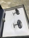 David Donahue DD Signed Sterling Silver 925 & Men's Cufflinks In Original Box