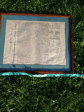 The Unanimous Declaration Of The Thirteen United States Framed Art