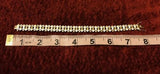 Diamond Gold Over Sterling Silver Hallmarked 925 Railroad Link Bracelet
