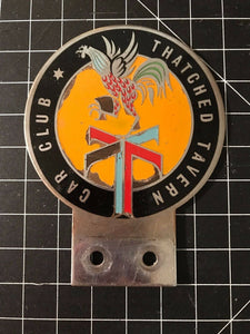 Thatched Tavern Car Club Car Badge