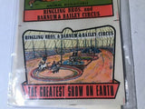 VTG Ringling Bros and Barnum &Bailey Circus Greatest Show on Earth TRIMMIT DECAL