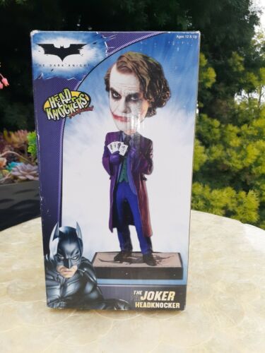 New in box The Joker Head Knocker NECA Bobble Head The Dark Knight