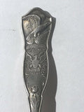 Vintage USA Silver Plate Soup Spoon W/ Eagle 1881 Rogers “in God We Trust”