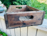 Coca-Cola Vintage Black Coca Cola Bottle 68 Los Angeles Wooden Bin Crate Tray