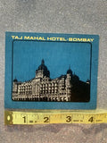 Taj Mahal Bombay Hotel India Luggage Label