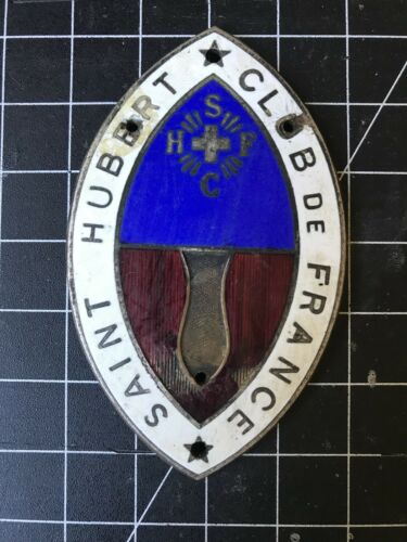 Saint Hubert Club De France Car Badge