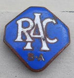 Vintage RAC Royal Automobile Club Enamel Badge