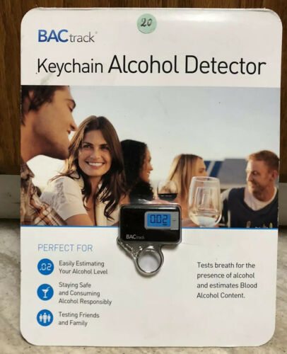 New Sealed BACtrack Keychain Alcohol Detector Breathalyzer - Black