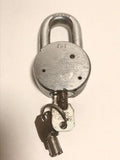 Vintage Padlock American Lock Company USA Hardened Series HT15 With 2 Keys