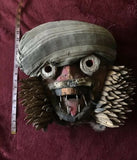 Antique African Art Handmade Tribal Ceremonial Mask From The Ivory Coast