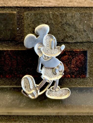 Sterling Silver Signed DLC Disney Mickey Mouse Pendant