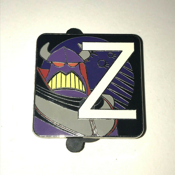 Disney Pixar Alphabet Mystery Pin Series LR - Zurg Letter Z