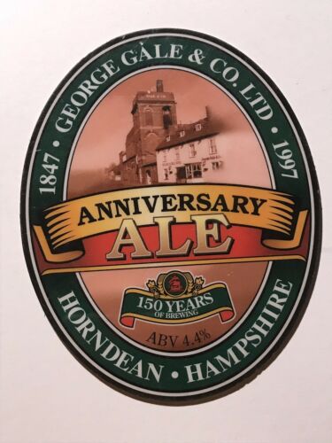 George Gale & Co LTD. Anniversary Ale Vintage Beer Magnet