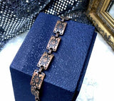 Vintage Magnetic Copper Sun Pattern Bracelet